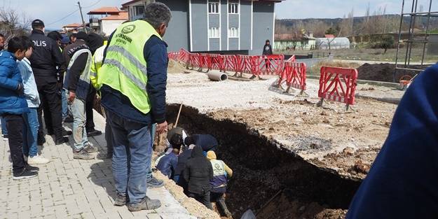 Altyapı kazısından acı haber