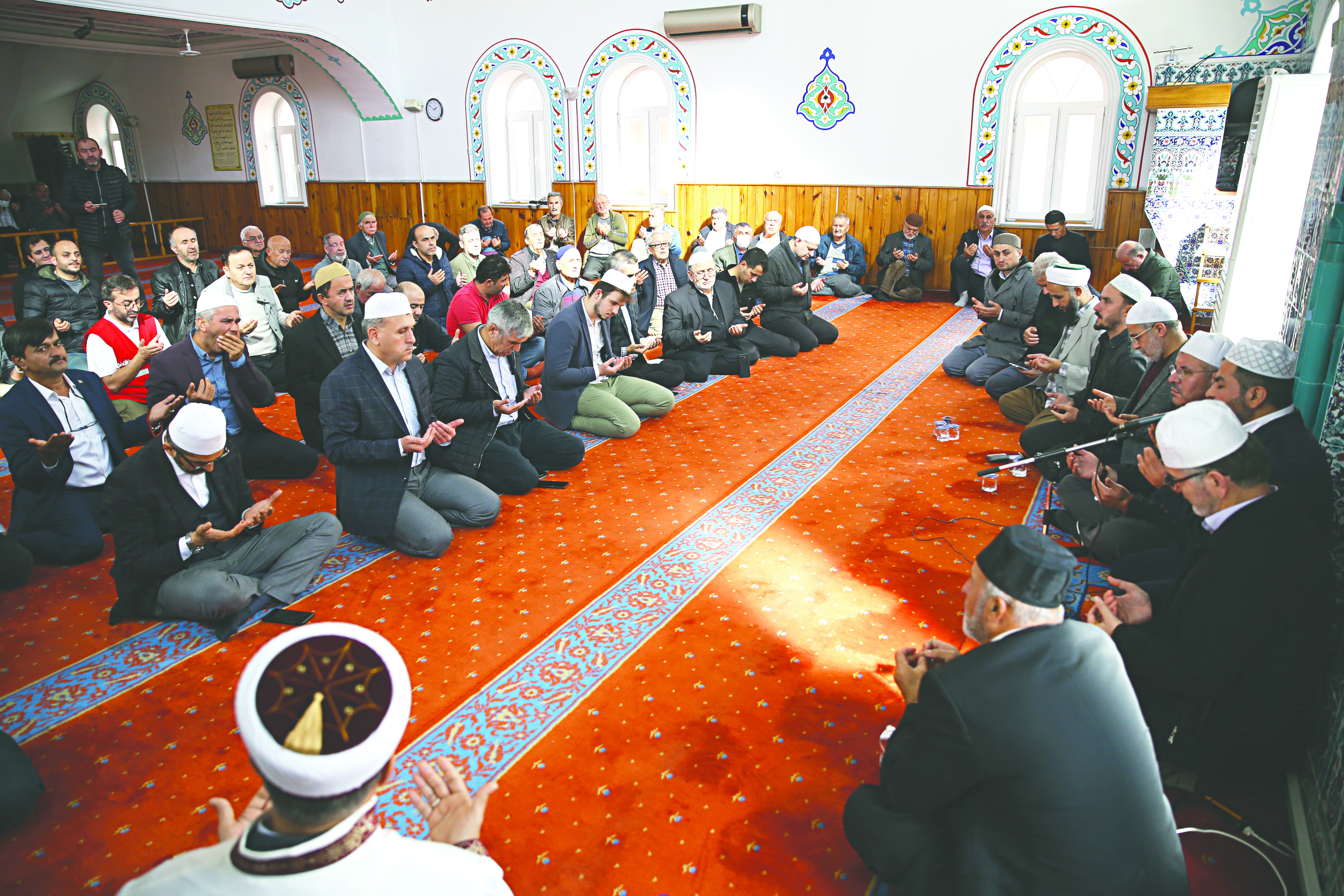 Amasra’da şehit işçiler için mevlit okutuldu