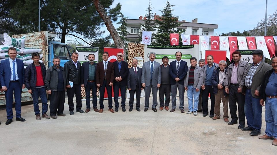 Amasya çiftçisine tohumluk nohut desteği 