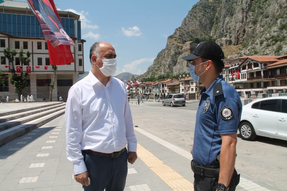 Amasya maske kuralına uydu 
