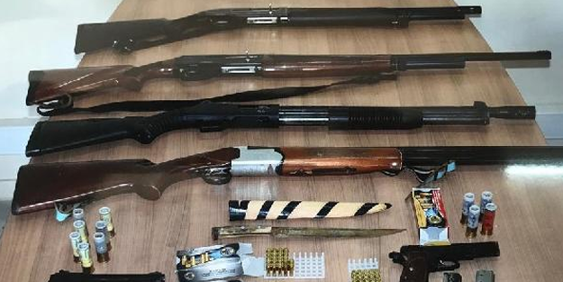 Amasya merkezli silah kaçakçılığı operasyonu! 11 gözaltı