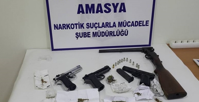 Amasya merkezli uyuşturucu operasyonu: 10 gözaltı