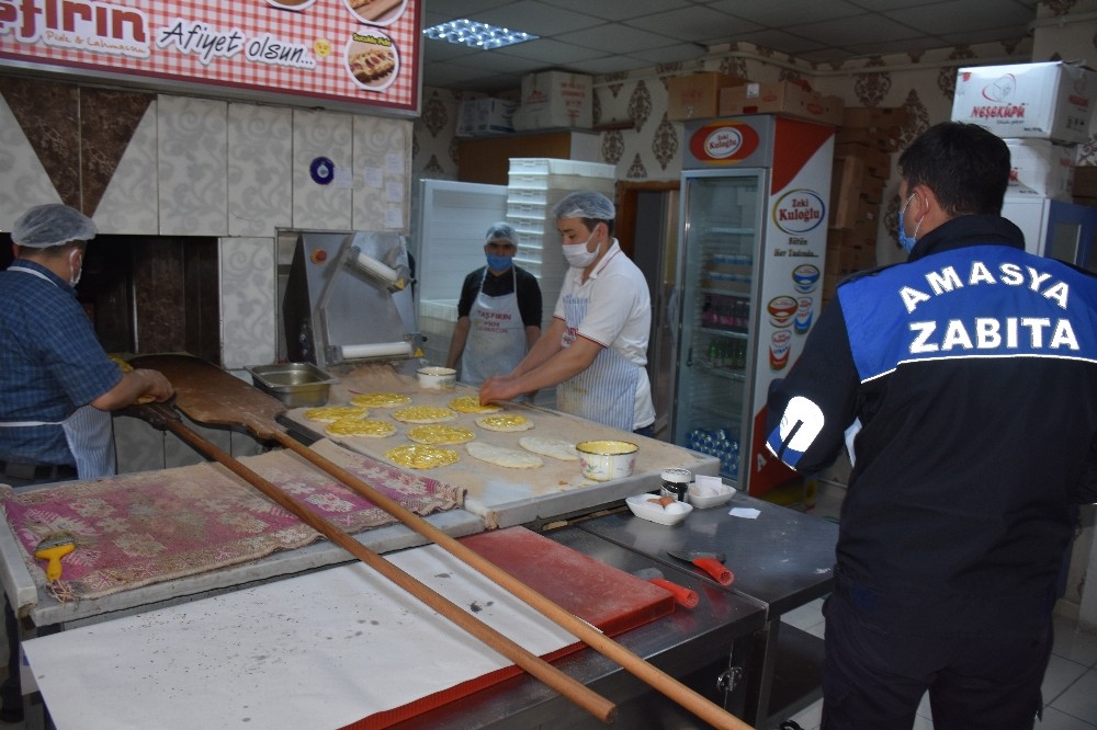 Amasya zabıtasından Ramazan denetimi 