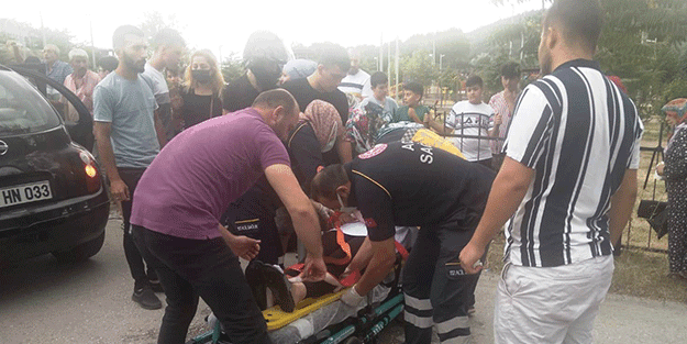 Amasya'da feci kaza! 4 yaralı