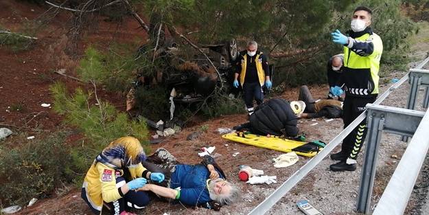 Amasya'da feci kaza: Yaralılar var