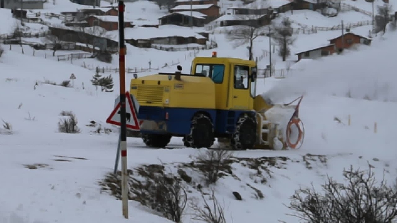Amasya’da kar engeli: Eğitime 1 gün ara verildi