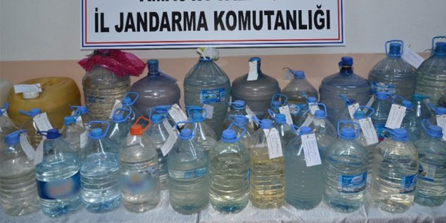 Amasya'da sahte içki operasyonu: 8 gözaltı