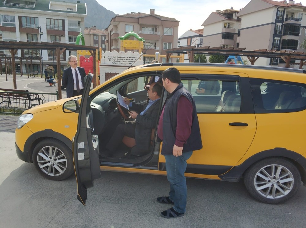 Amasya’da taksimetre denetimi 