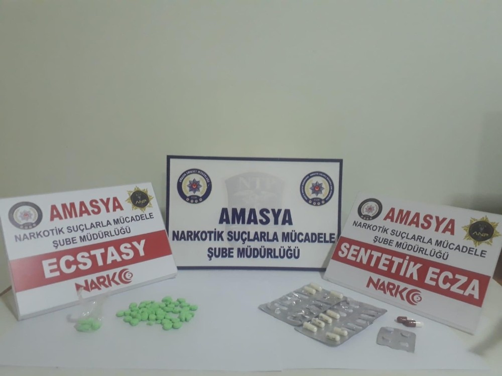 Amasya’da uyuşturucu operasyonu: 2 gözaltı 