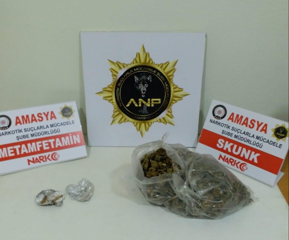 Amasya’da uyuşturucu operasyonu: 2 tutuklama 