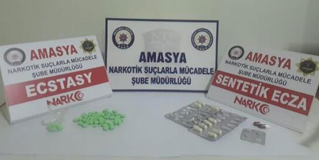 Amasya'da uyuşturucu satıcılarına yönelik operasyon: 4 gözaltı