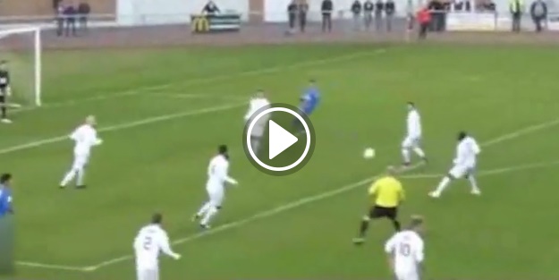 Amatör ligde şaşırtan goller!