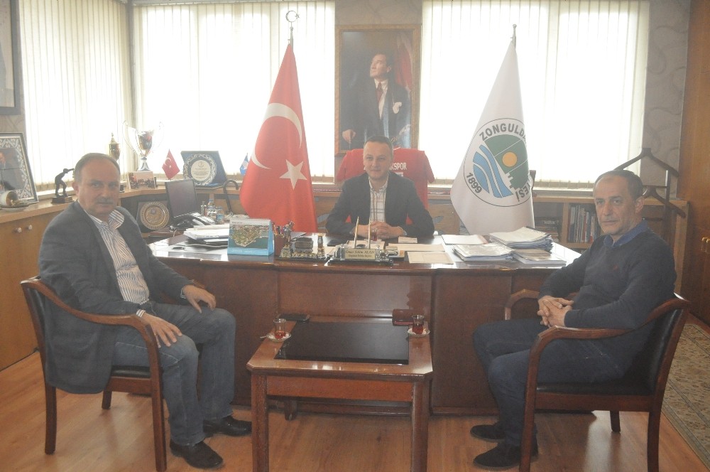 Amatör spor kulübü federasyonundan Başkan Alan’a ziyaret 