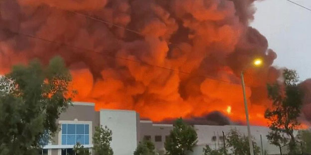 Dünya devinin deposunda büyük yangın! Müşterilere iyi haber