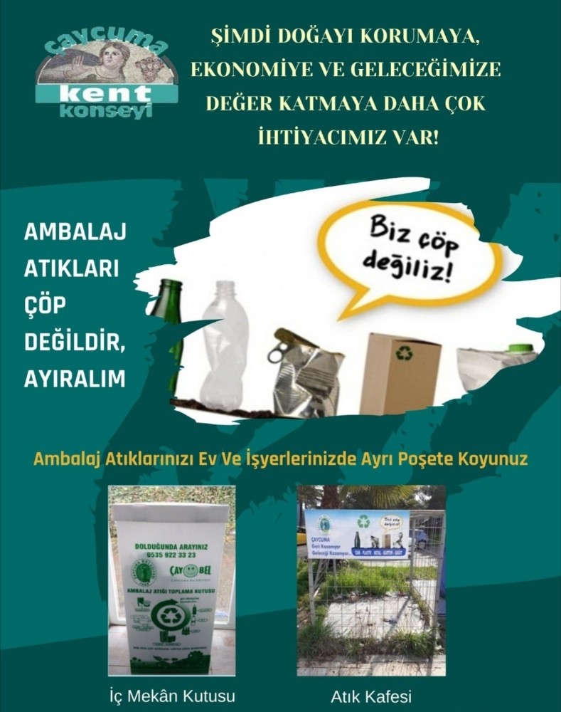 Ambalaj atıklarımızı ayıralım, geleceğe değer katalım 