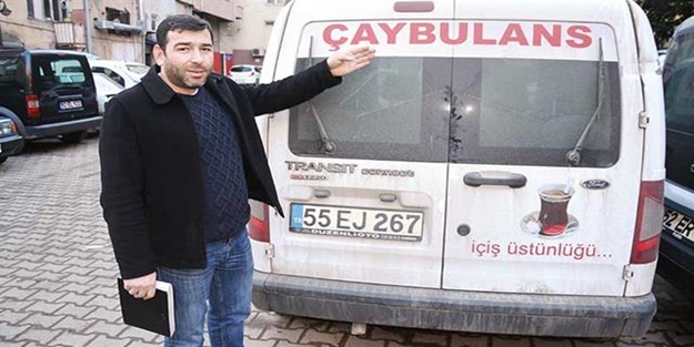 'Ambulans' değil, 'çaybulans'!