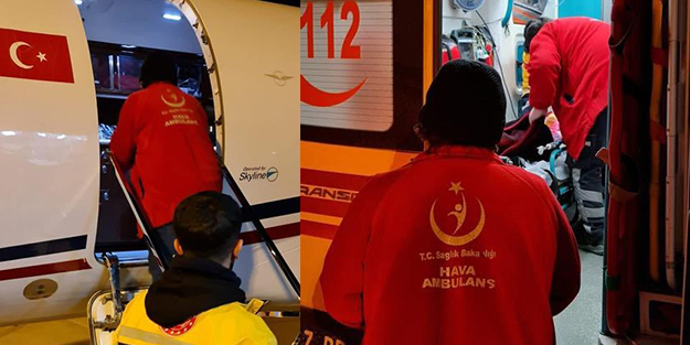 Ambulans uçak bu kez Jiyan bebek için havalandı