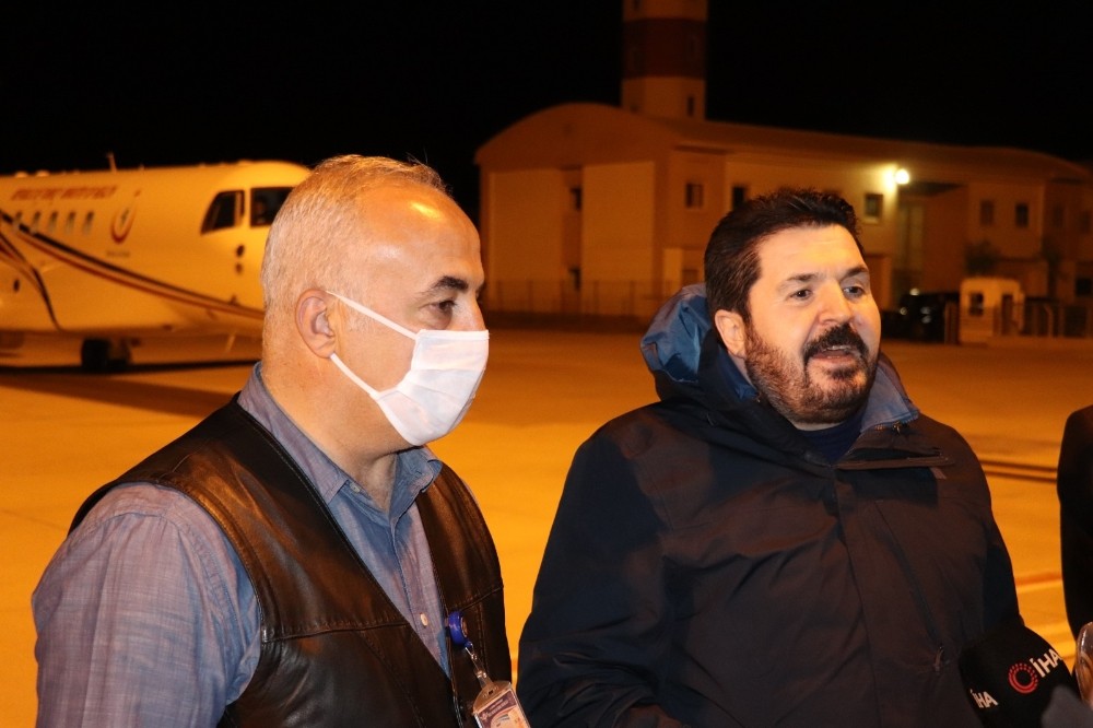 Ambulans Uçak Kübra bebek için Ağrı’dan Ankara’ya havalandı 