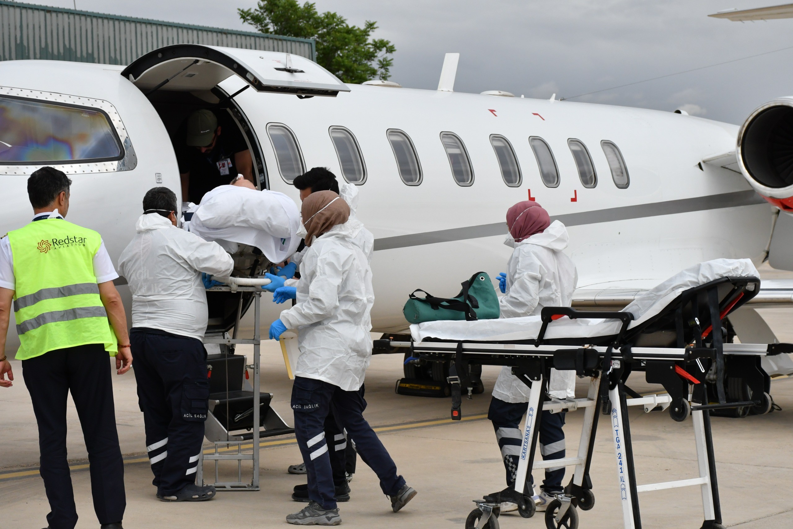 Ambulans Uçak Umre ‘de Rahatsızlanan Türk Hasta için Havalandı