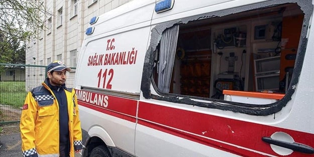 Ambulansa yapılan çirkin saldırıda sıcak gelişme