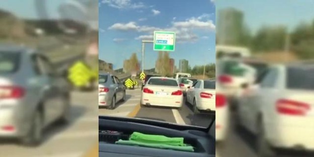 Ambulansa yol vermeyen düğün konvoyundaki araçlara ceza yağdı!