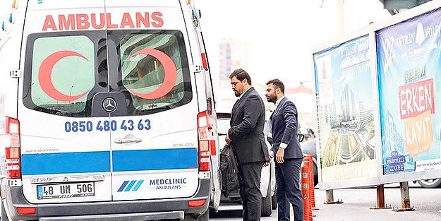 Ambulansla yolcu taşıyan sürücü yakalandı!