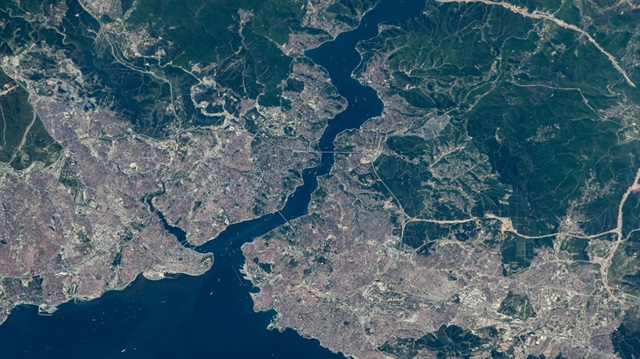 Amerika'da astronottan İstanbul paylaşımı