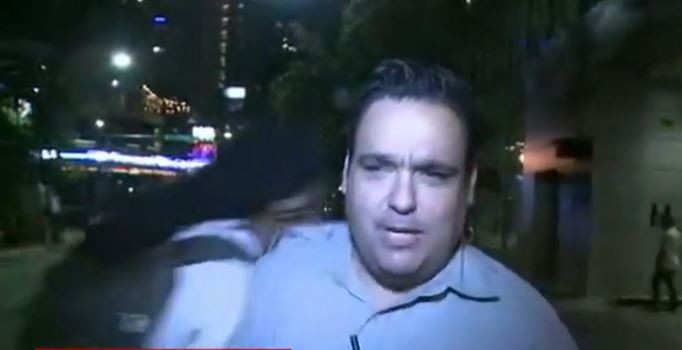 Amerika'da CNN muhabiri canlı yayında saldırıya uğradı