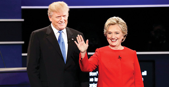 Amerika'da iki başkan adayının ilk karşılıklı tartışmasından Clinton galip çıktı