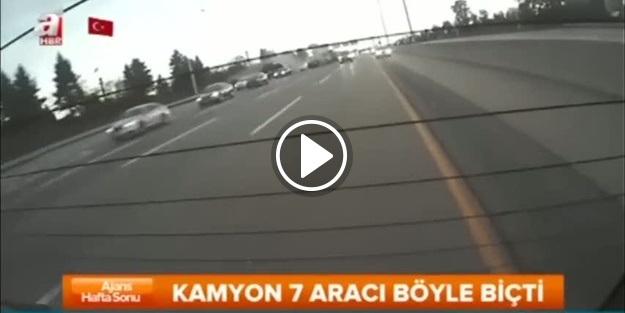 Amerika'da kamyon dehşeti!