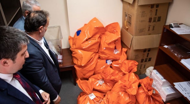 Amerika'da kullanılan oylar Türkiye'ye gönderildi