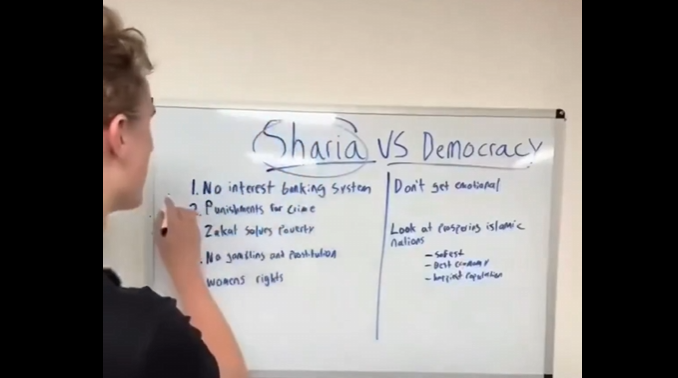 Amerika’da şeriat olsaydı! Şeriatın neden daha iyi olduğunu bir de Amerikalıdan dinleyin