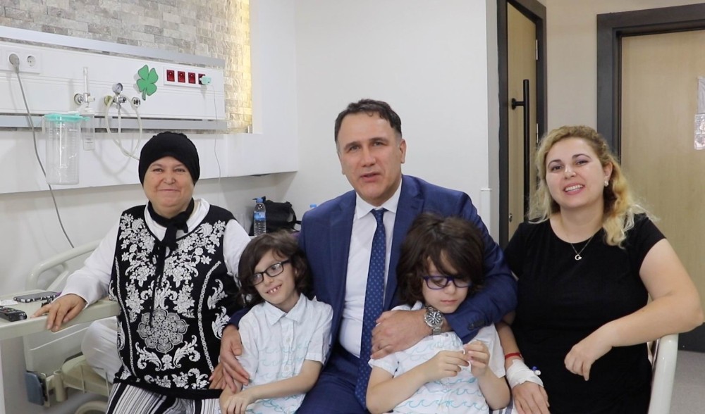 Amerika’dan Samsun’a tedavi olmak için geldi 