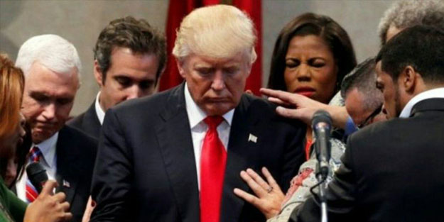 Amerikalı Hristiyanlara göre Trump seçilmiş kişi