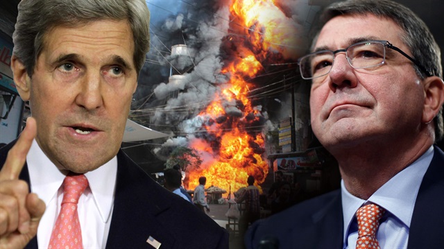 Amerika'lı iki bakanlar Kerry ve Carter birbirine düştü