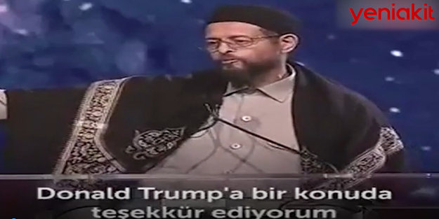 Amerikalı imam, ABD Başkanı Trump'a teşekkür etti!