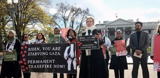 Amerikalı öğrenciler Gazze için açlık grevinde