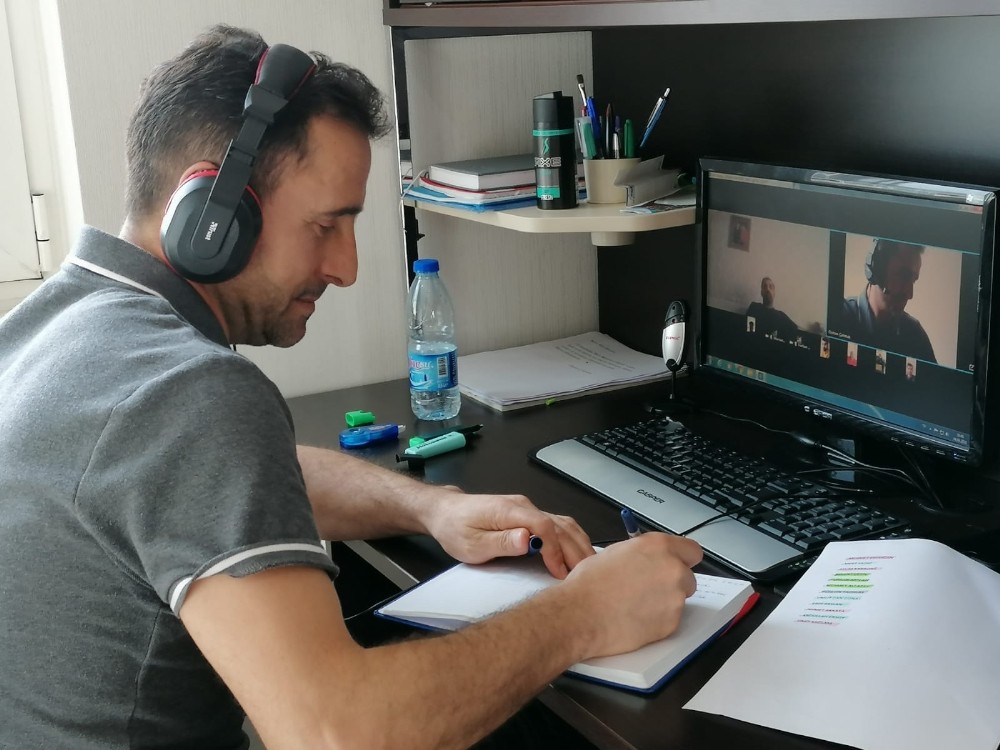 Ampute Futbol Milli Takımı evlerinde antrenman yapıyor 