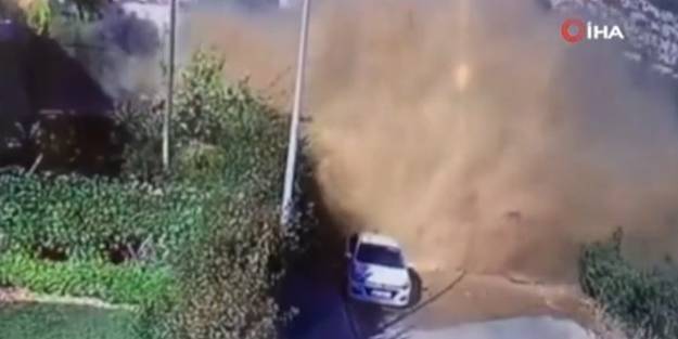 Ana su boru hattı bir anda bomba gibi patladı!
