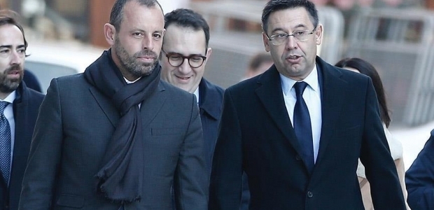 Barcelona Başkanı Bartomeu ifade verdi