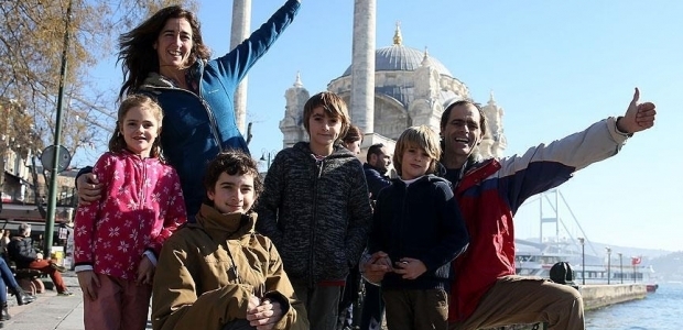 Dünya gezen aile Türkiye'de