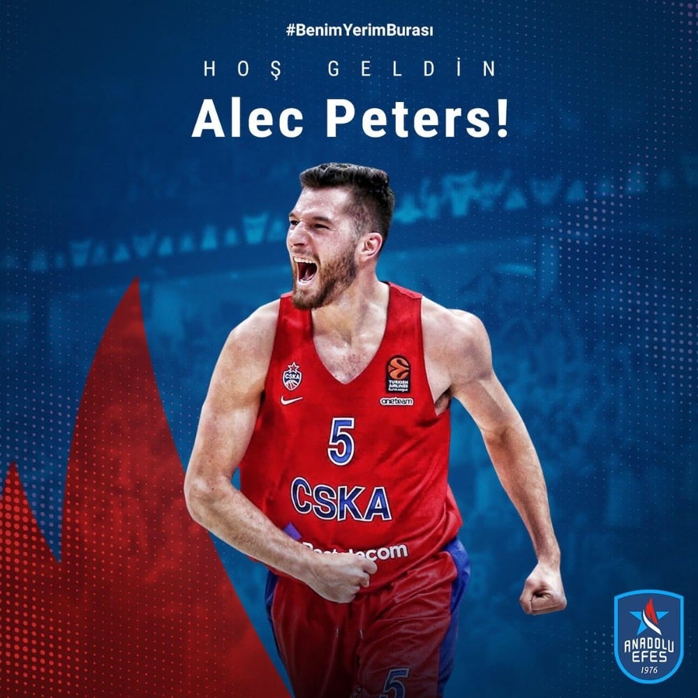 Anadolu Efes, Alec Peters’i transfer etti 