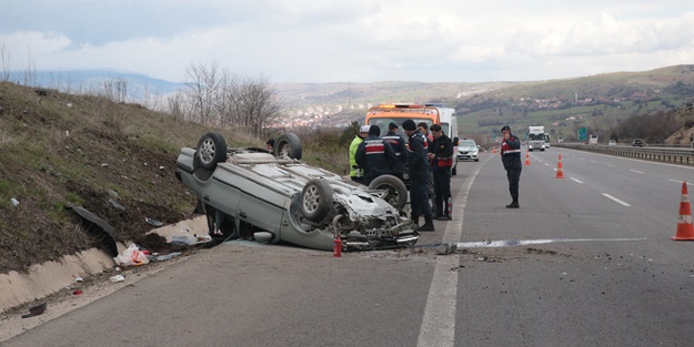 Anadolu Otoyolu'nda feci kaza: Yaralılar var