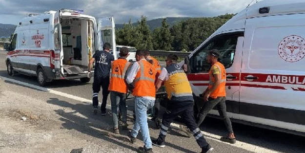 Anadolu Otoyolu'nda kaza