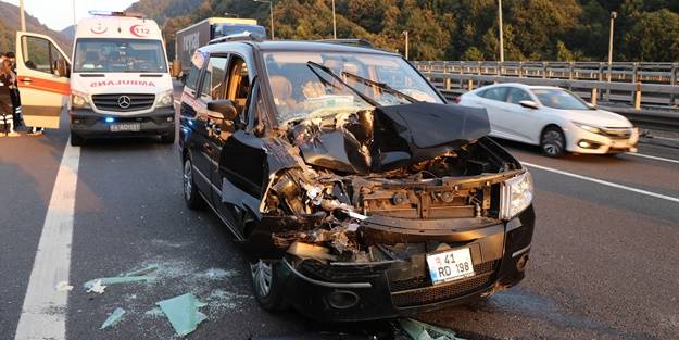 Anadolu Otoyolu'nda kaza: Yaralılar var