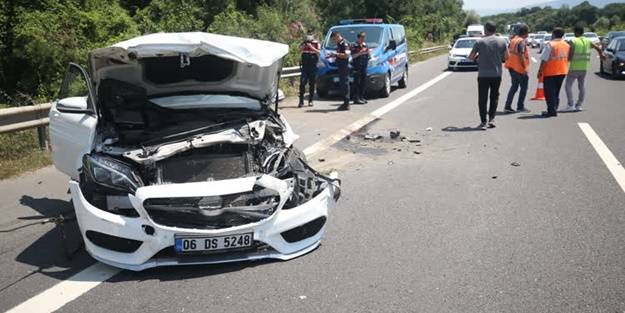 Anadolu Otoyolu'nda trafik kazası: Yaralılar var