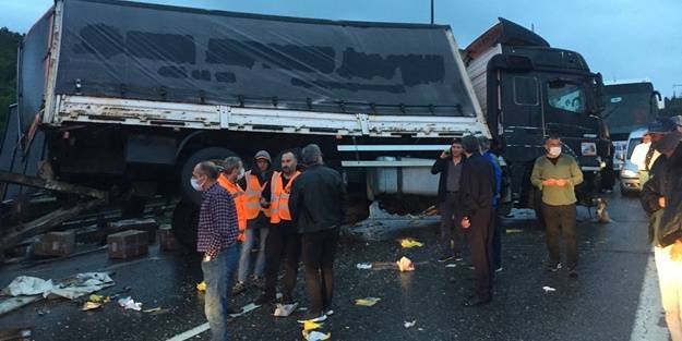 Anadolu Otoyolu'nda zincirleme kaza! Çok sayıda yaralı var