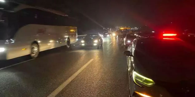 Anadolu Otoyolu'nda zincirleme kaza