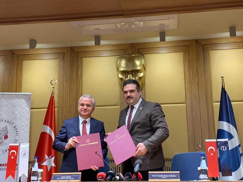 Anadolu Üniversitesi ile ETO arasında işbirliği protokolü 