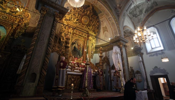 Kayseri'deki Surp Krikor Lusaroviç Kilisesi'nde Miçing ayini düzenlendi